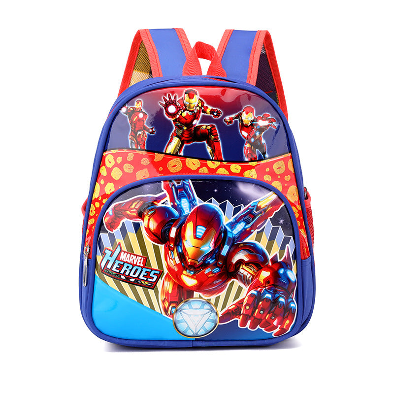 New Spider-Man Cartoon Kid's Small Schoolbag Labubu Boys and Girls Kindergarten Backpack Super Light and Burden-Free