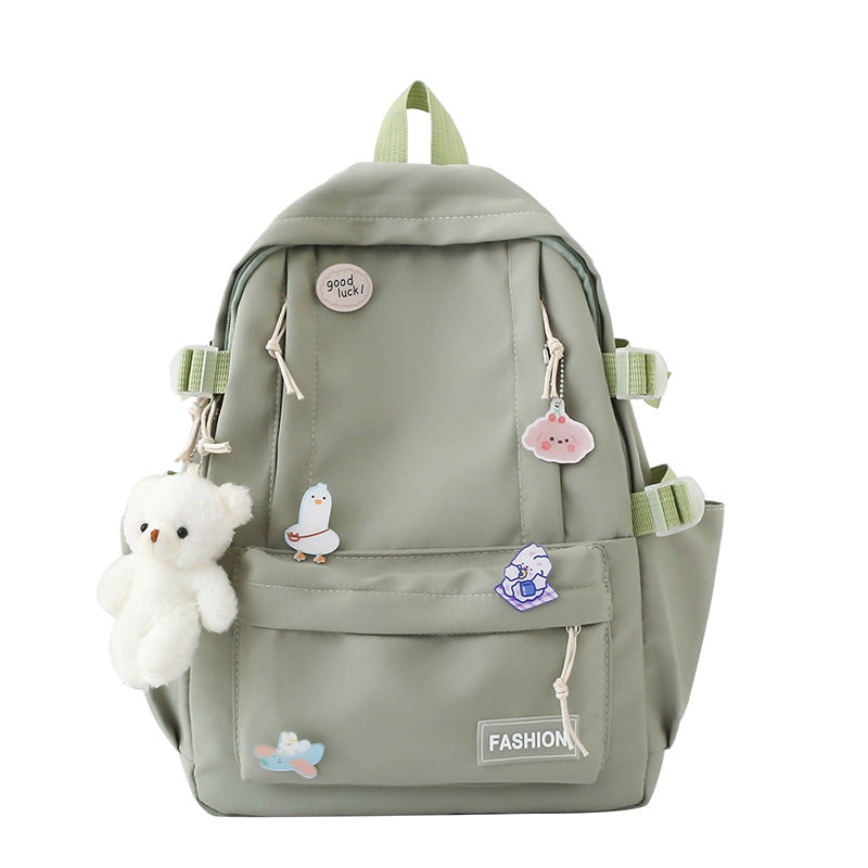 Cute Fashion Backpack Lightweight and Large Capacity Daily Commuter Learning Backpack