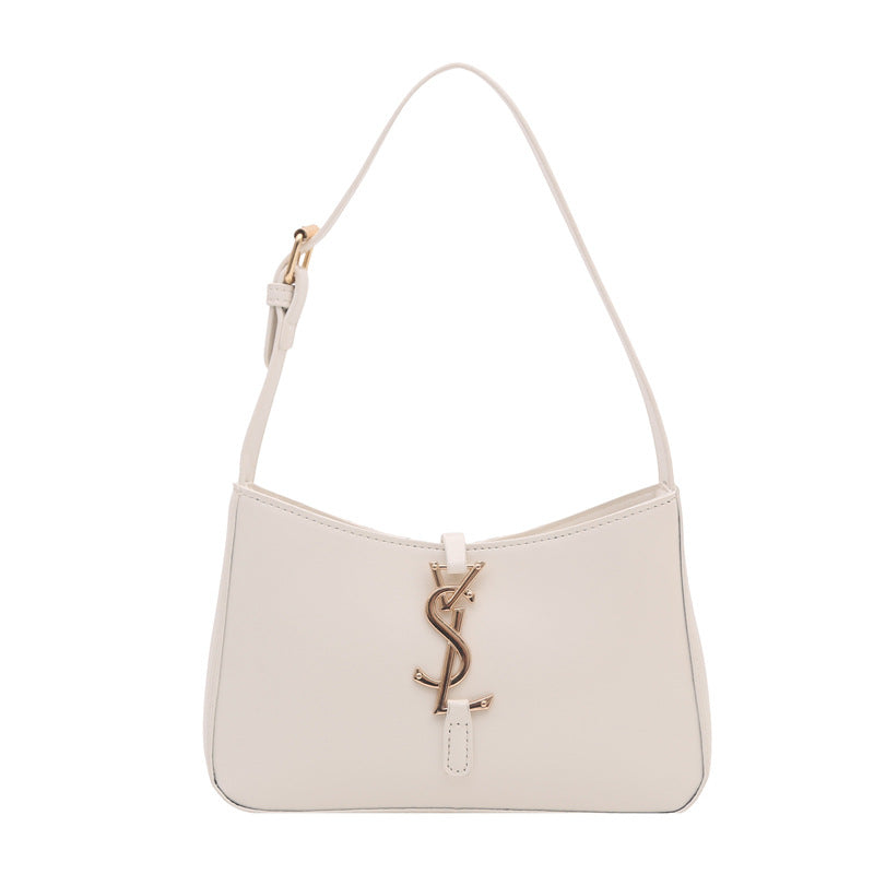 French Entry Lux Portable Small Square Bag Women's New Western Style All-Matching Shoulder Bag Commuter Underarm Bag