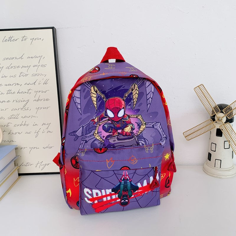New Cartoon Children's Bags Portable All-Match Boys Ultraman Backpack Burden Reduction Kindergarten Backpack