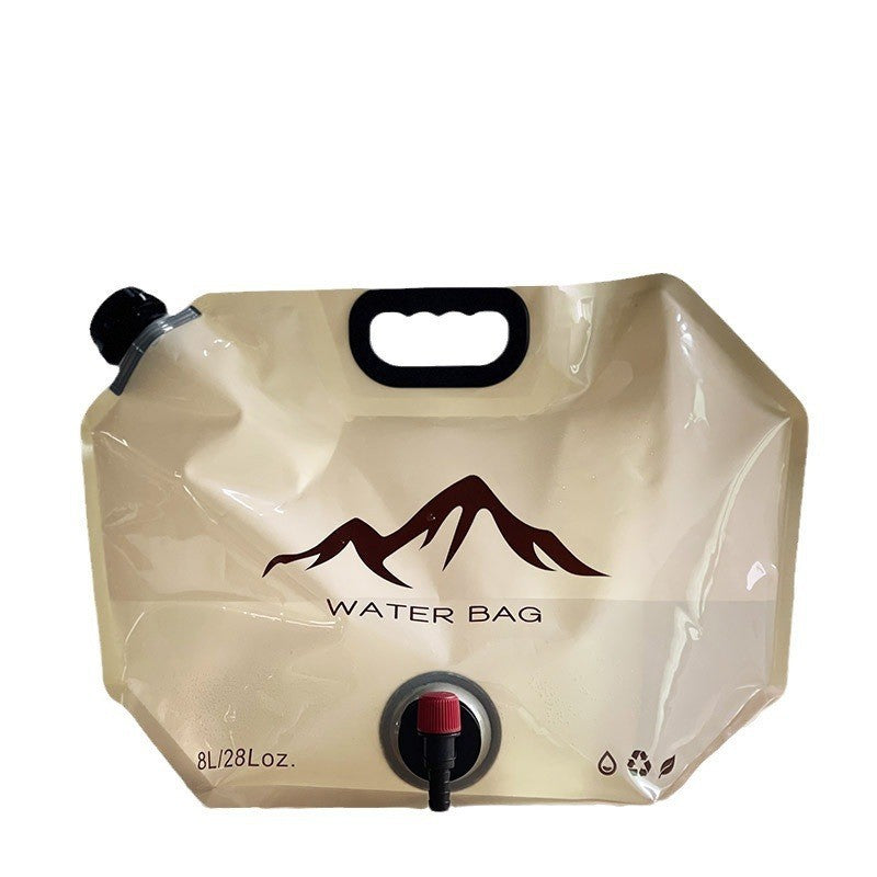 Outdoor Foldable Water Bag 8L Large Capacity Portable Camping Hiking Drinking Storage Tank