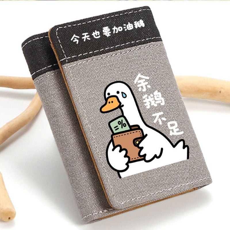 Women's Wallet Multiple Card Slots Design Waterproof Lightweight Everyday Joker Student Wallet Cute Japanese Style Style