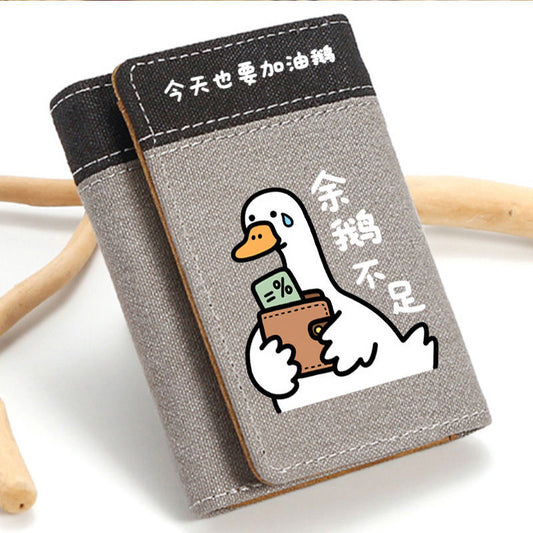 Women's Wallet Multiple Card Slots Design Waterproof Lightweight Everyday Joker Student Wallet Cute Japanese Style Style