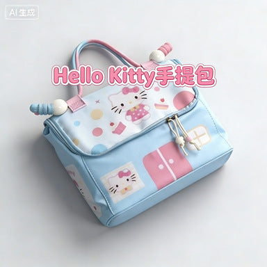 Cartoon Small House Cosmetic Bag Dopamine Color Matching Large Capacity Partition Storage Travel Portable Storage Fashion