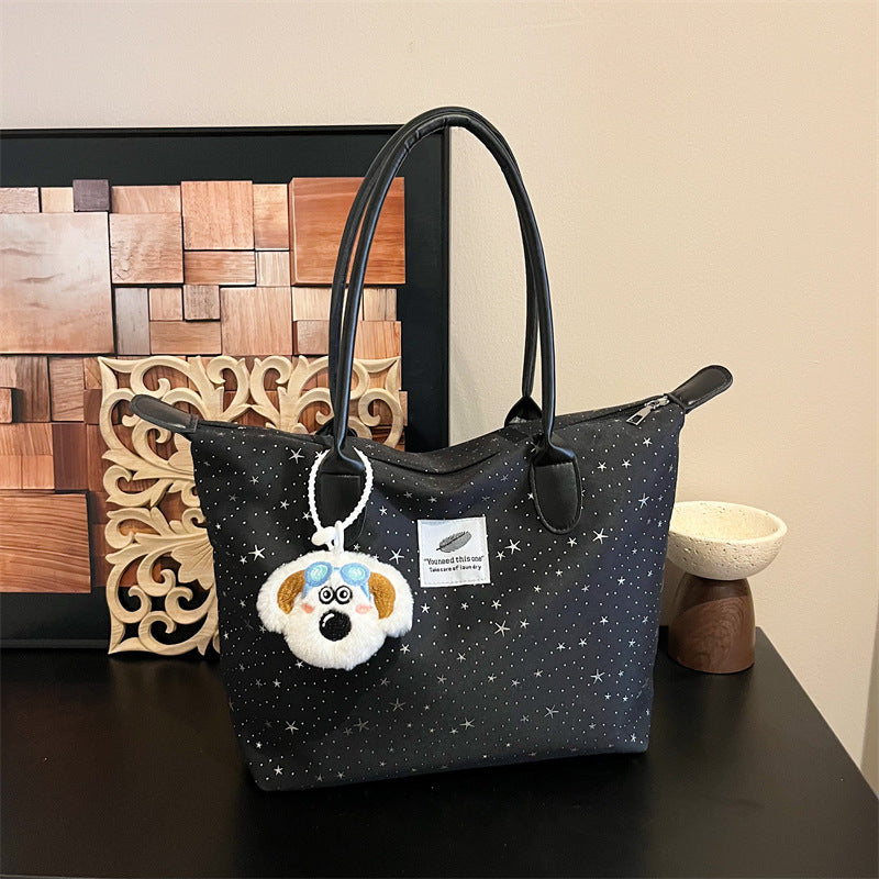 Korean Style Large Capacity Totes New Commuter Shoulder Underarm Chain Handbag
