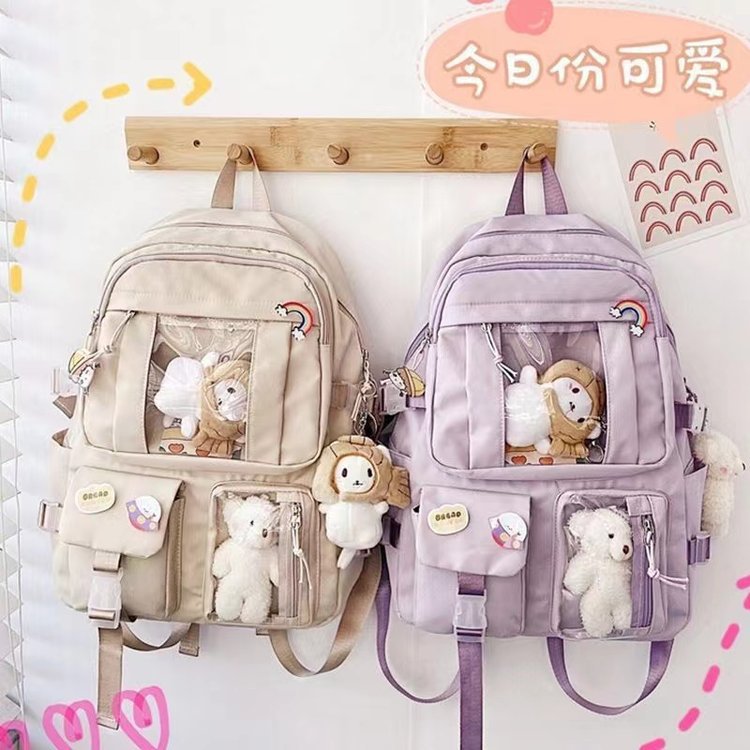 Cute Korean Style Backpack Student Everyday Joker Lightweight Backpack