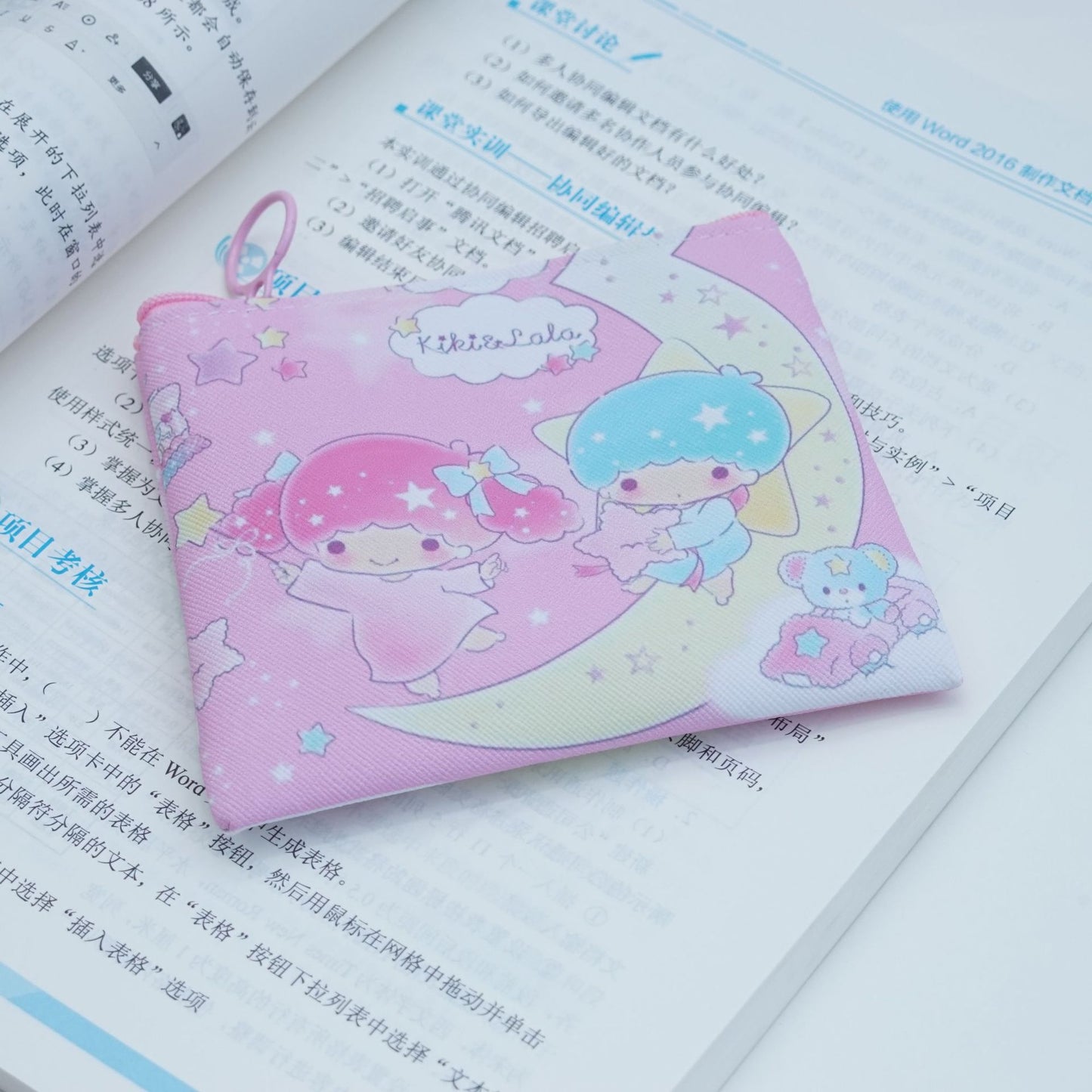 Cute My Melody Mini Wallet for Kids and Students with Drawstring Design and Cartoon Print