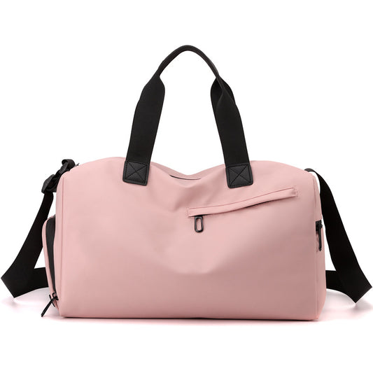 Men's and Women's Sports Gym Bag Large Capacity Dry Wet Separation Swim Bag Short Business Trip Travel Handbag