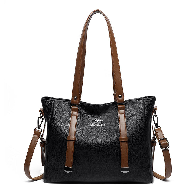 Hot Selling Tote Bag for Women New Soft Leather Fashion All-Match Texture Large Capacity Shoulder Bag