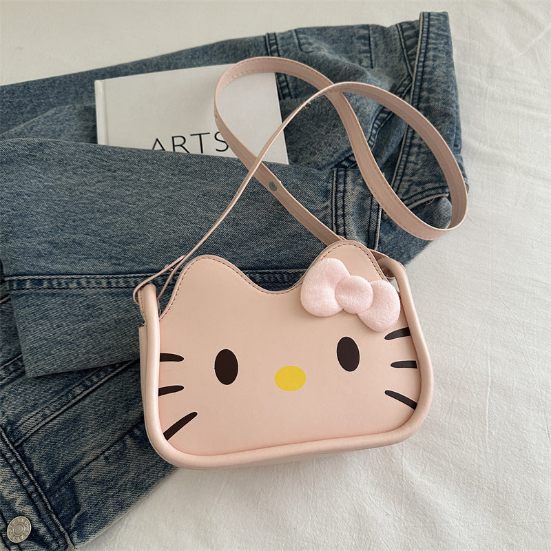 Cute Kitty Handbags Women's New Fashion Personality Shoulder Bag Trendy Crossbody Bag