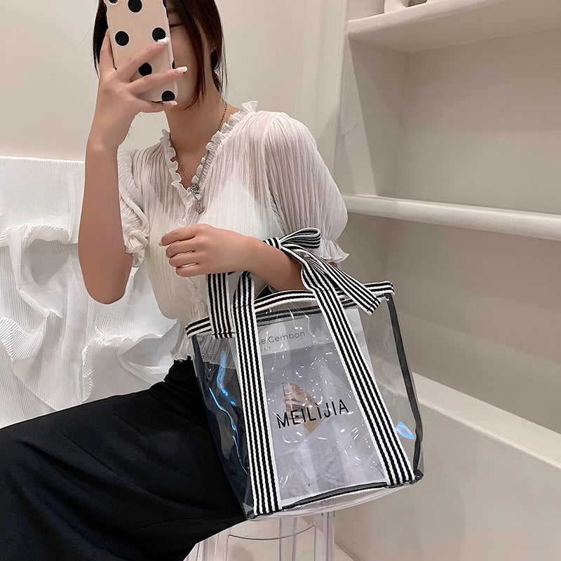 Cosmetic Bag Women's Korean-Style Waterproof All-Match Commute Portable Beach Fitness Good-looking Women's Yoga Bag