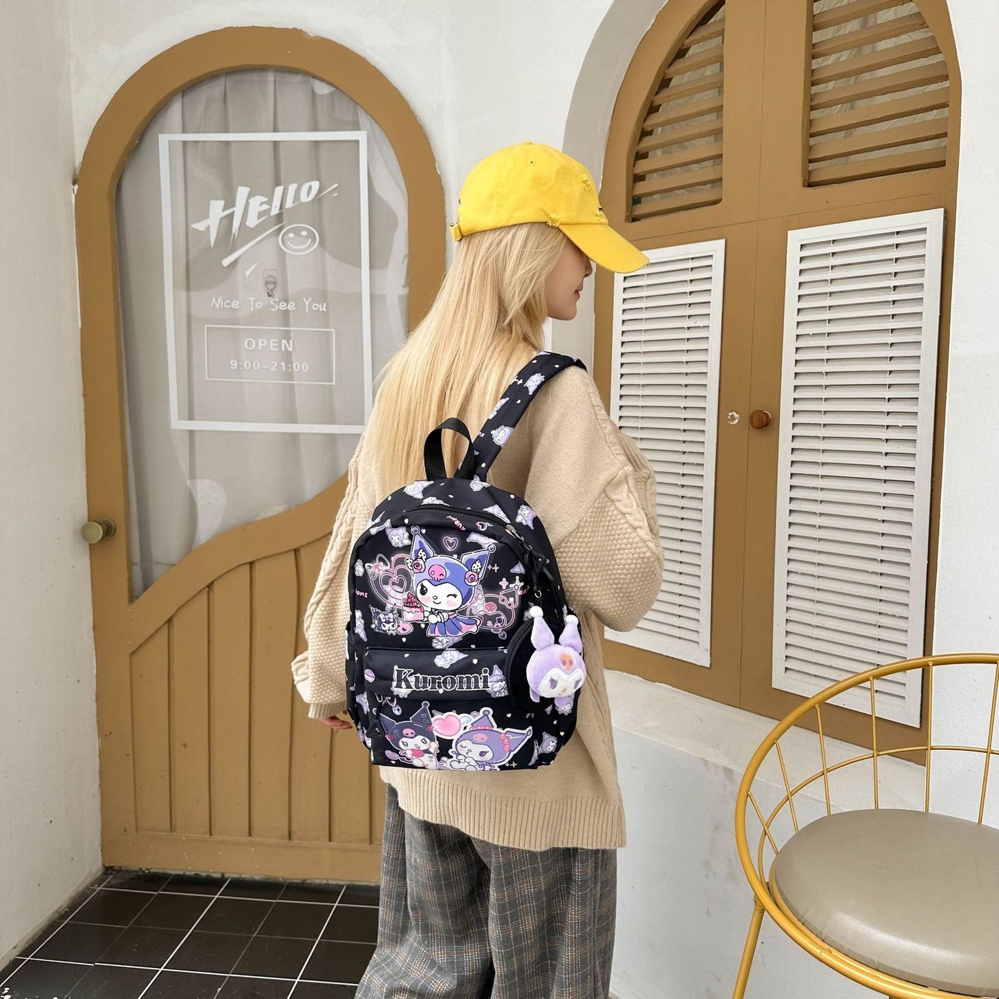 Cartoon Schoolbag Boys and Girls New Trendy Ultra-Light Good-looking Exquisite Kindergarten Parent-Child All-Match Backpack
