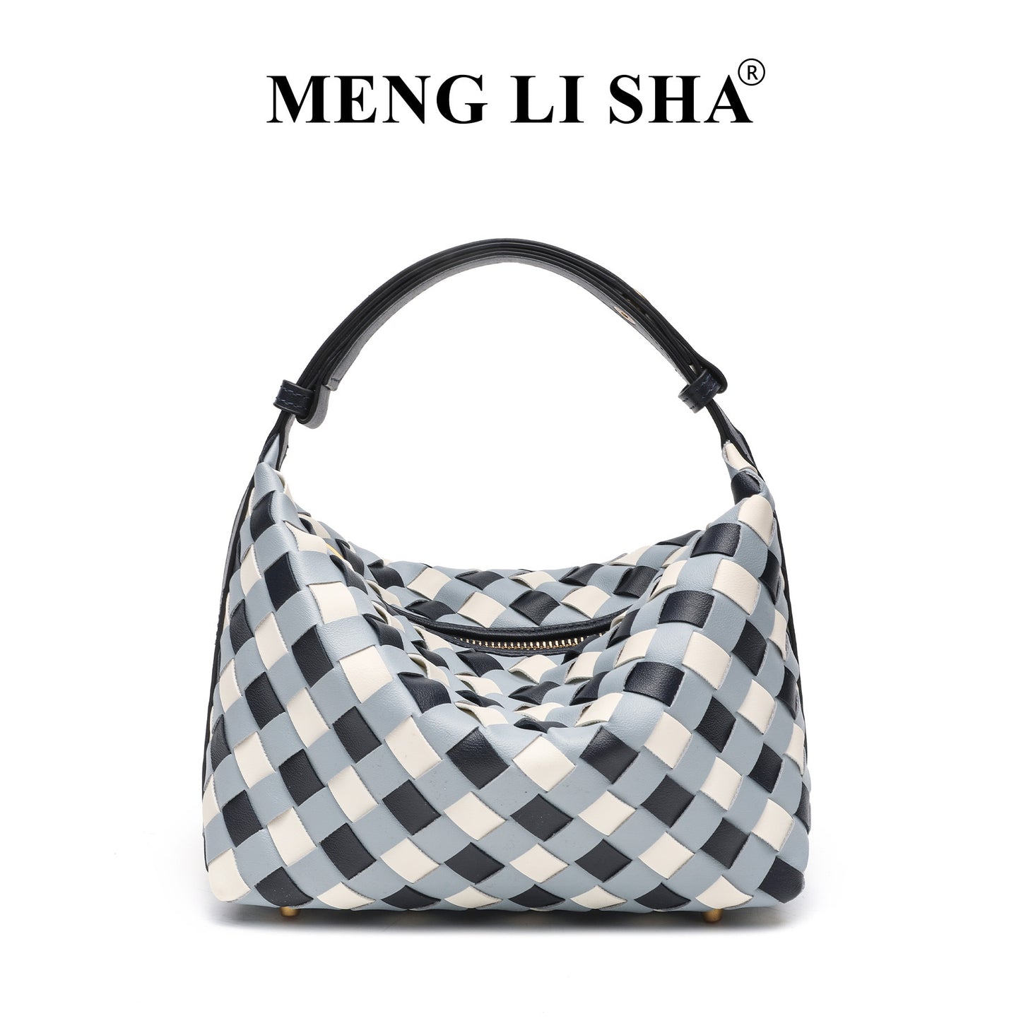 European and American New Suede Advanced Texture Woven Portable Lunch Bag Women's Fashion Simple Shoulder Crossbody Lunch Box Bag