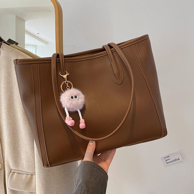 Tote Bag Women's Commuter Texture New Versatile Korean Style Shoulder Underarm Temperament Handbag