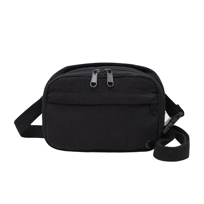 Stylish Nylon Crossbody Bag with Zipper Closure and Multiple Pockets for Daily Use