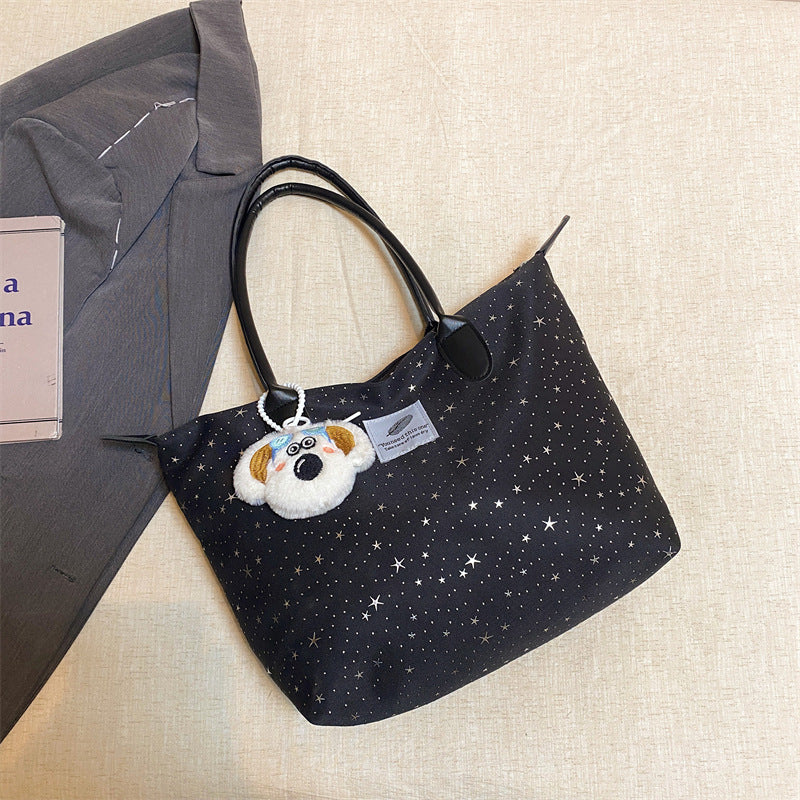 Korean Style Large Capacity Totes New Commuter Shoulder Underarm Chain Handbag