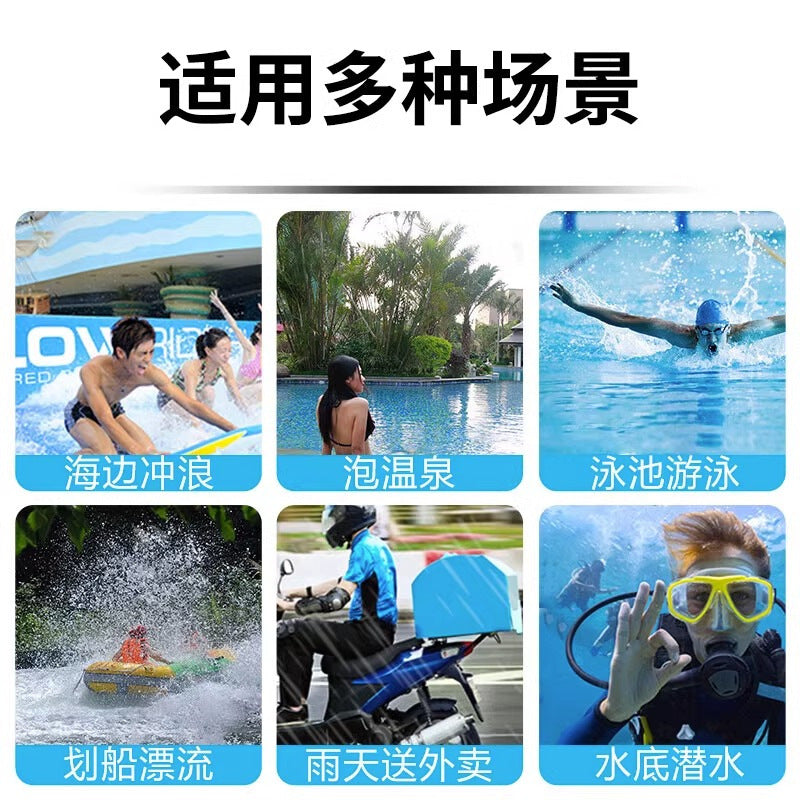 High-Transparency Waterproof Phone Case with Touch Screen Function for Swimming, Diving, and Outdoor Activities