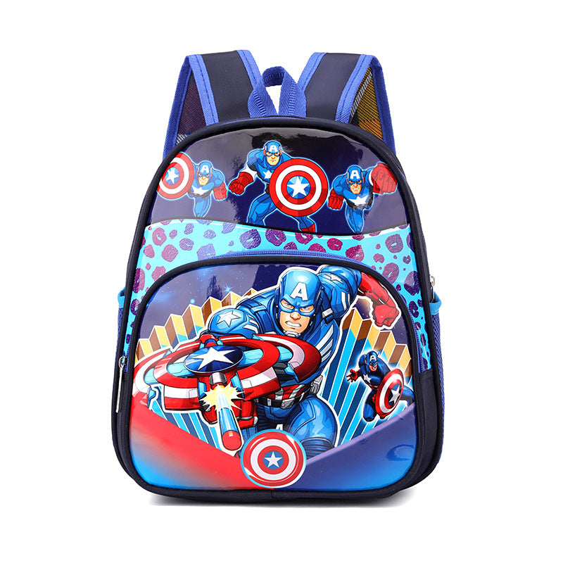 New Spider-Man Cartoon Kid's Small Schoolbag Labubu Boys and Girls Kindergarten Backpack Super Light and Burden-Free
