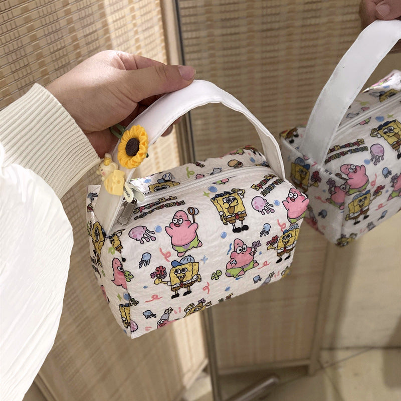 Women's Portable Makeup Wash Bag Large Capacity Three-Dimensional Portable Design Travel Storage Multifunctional Practical