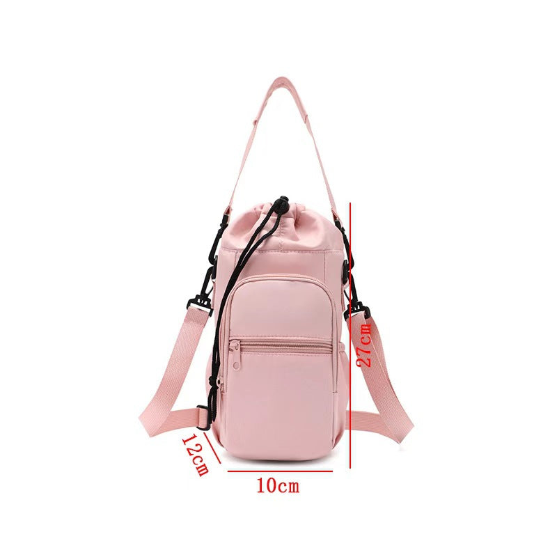 Polyester Kettle Bag Men's and Women's Multi-Functional Waterproof Outdoor Cycling Sports Thermal Insulation Kettle Lightweight Compact Mobile Phone Bag