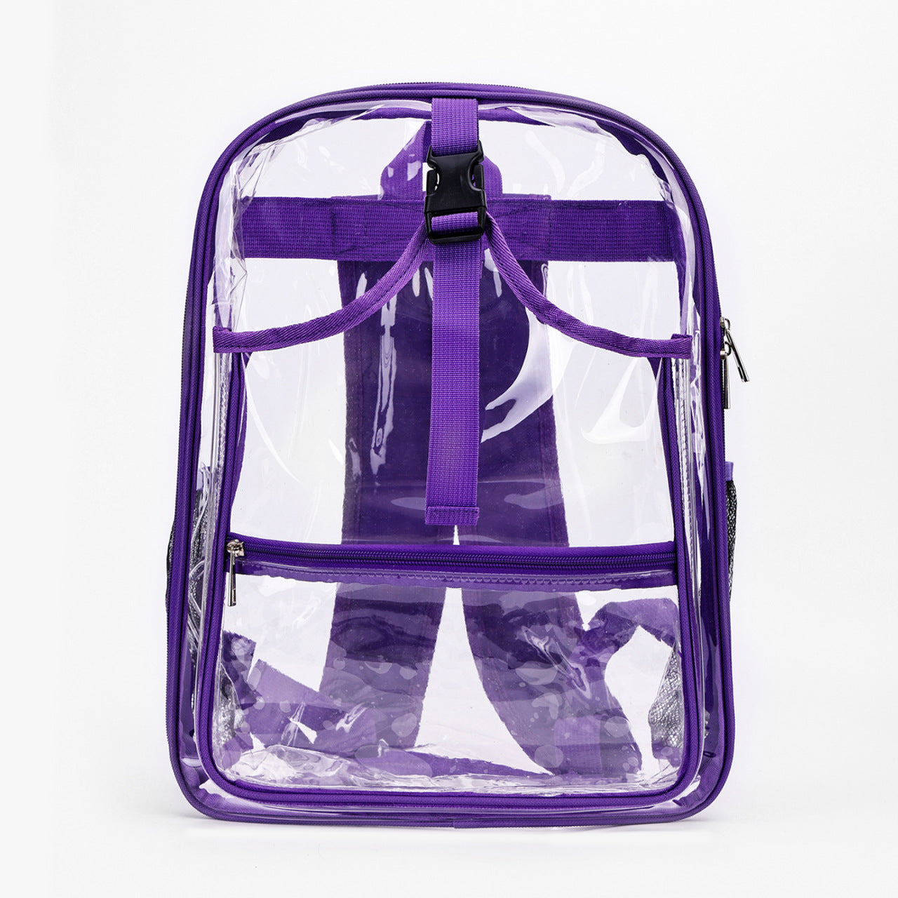 Transparent Bag PVC Backpack Women's Large-Capacity Backpack Men's New School Bag Waterproof Simple Travel Storage Bag