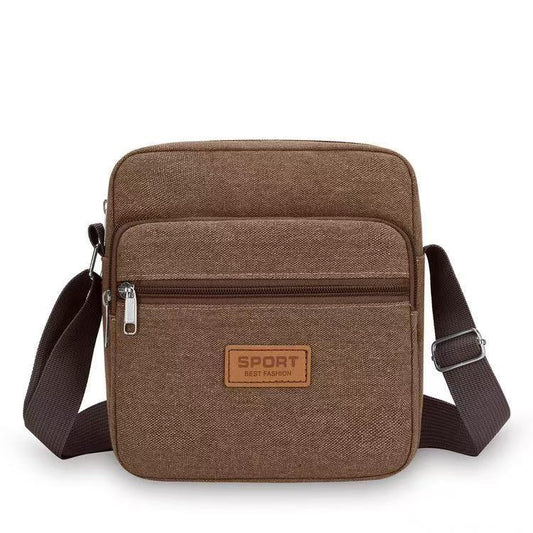 Fashionable Nylon Shoulder Bag with Multiple Pockets for Men and Women, Perfect for Daily Commute and Travel
