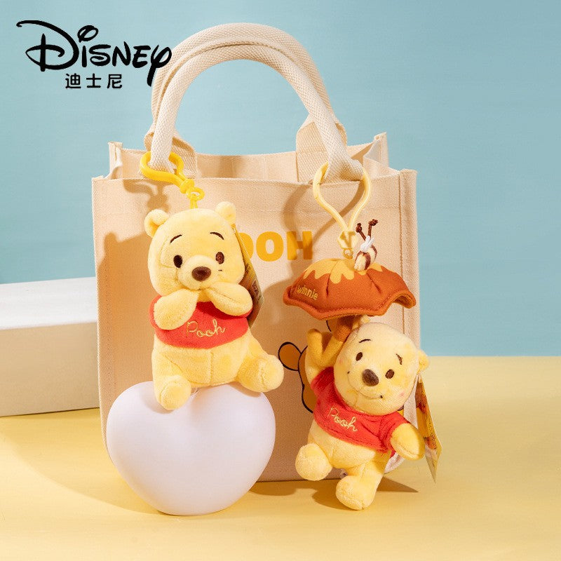 Girls Crossbody Bag Strawberry Bear Plush Head-Shaped Satchel Cute Animal Shape