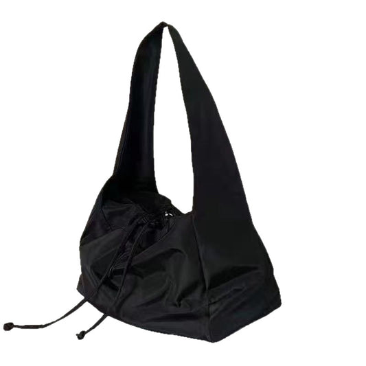Women's Tote New Large Capacity Shoulder Messenger Bag Lace-up Design Leisure Travel Versatile Fashion Bag