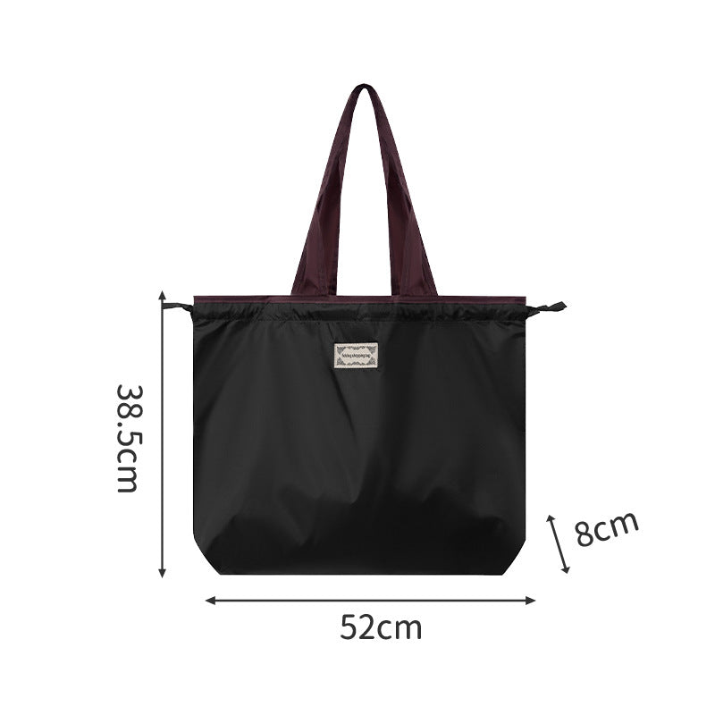 Foldable Shopping Bag Portable Supermarket Eco-friendly Bag Fashion Portable Grocery Bag Eco-friendly Shopping Handbag