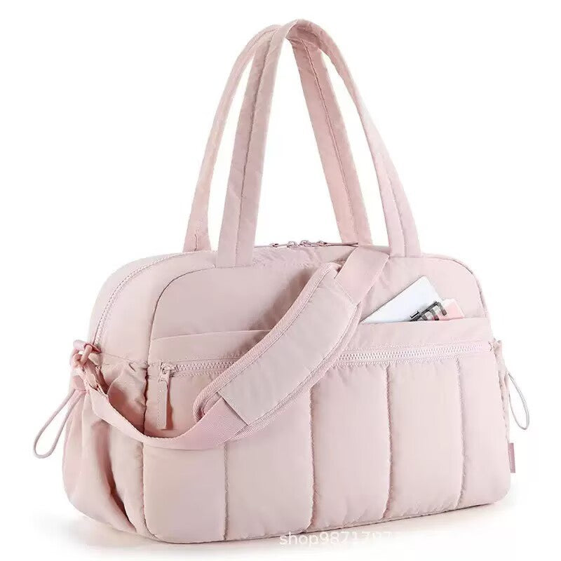 Hot Sale Women's Bag New Large-Capacity Short-Distance Travel High-Grade Yoga Fitness Portable Cotton-Padded Jacket