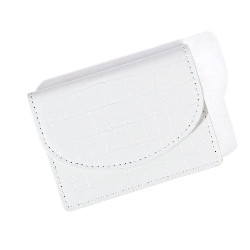 Korean Style New Women's Coin Purse Solid Color Simple Card Holder Multifunctional Lipstick Large-Capacity Wallet