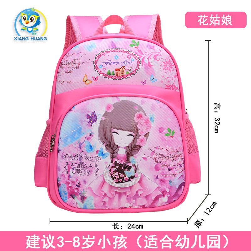 Cute Cartoon Stitch Kids Backpack for Kindergarten and School, Breathable and Waterproof Design with Thick Shoulder Straps