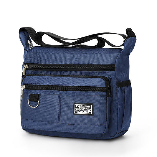 Messenger Bag Men's Casual Waterproof and Hard-Wearing Business Portable Backpack