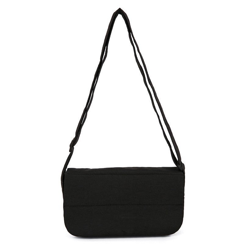 Fashion Quilted Messenger Bag Women's Simple and Practical Daily Shoulder Small Square Bag