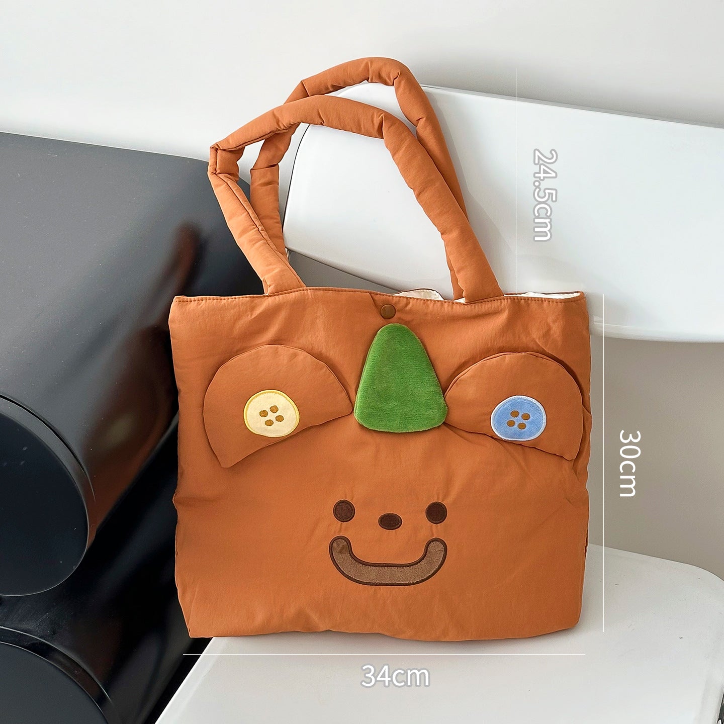 Cartoon Shoulder Bag Girl Versatile Commuter Tote Student Large Capacity Tutorial Handbag for Class