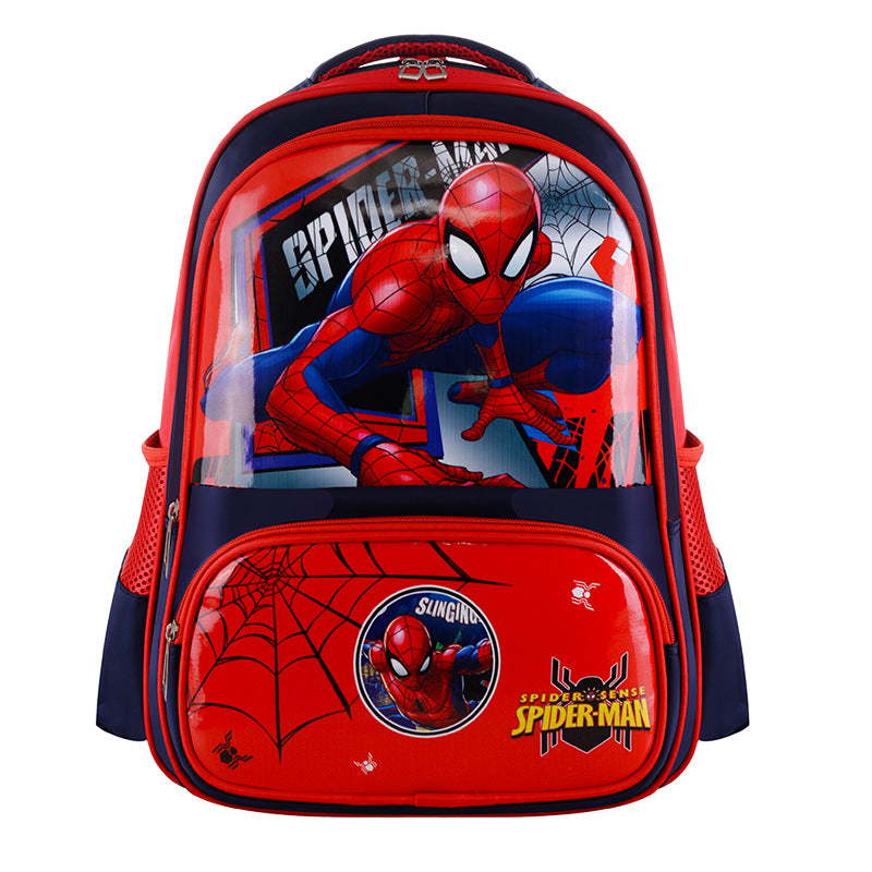 Lightweight Breathable Kids Backpack with Cartoon Design for School Children, Comfortable Ergonomic Shoulder Straps and Durable Nylon Material