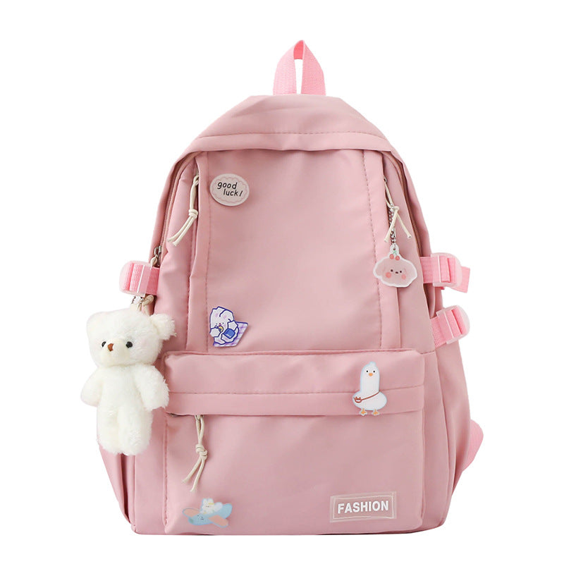 Cute Fashion Backpack Lightweight and Large Capacity Daily Commuter Learning Backpack