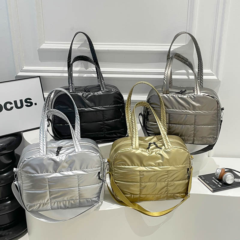 New Face Drum Bag Women's Fashion Trendy Simple and Elegant One Shoulder Crossbody Large Capacity Leisure Bag Trendy