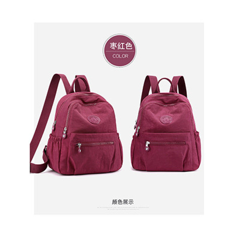 Backpack Women's New Fashion Travel Lightweight Oxford Cloth Versatile Backpack