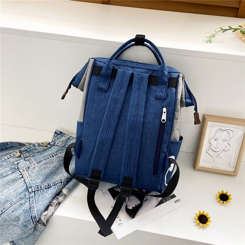 Mummy Bag Printing Large Capacity Mom Bag Expectant Mother Backpack Trendy Cool Fashion Casual Student Backpack