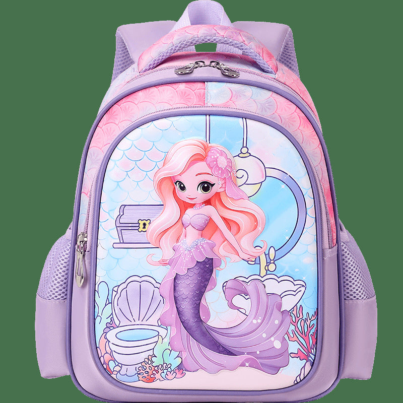 Cute Kids Backpack with Cartoon Character Design, Breathable Waterproof Oxford Fabric, Lightweight and Durable for Preschool and Elementary School