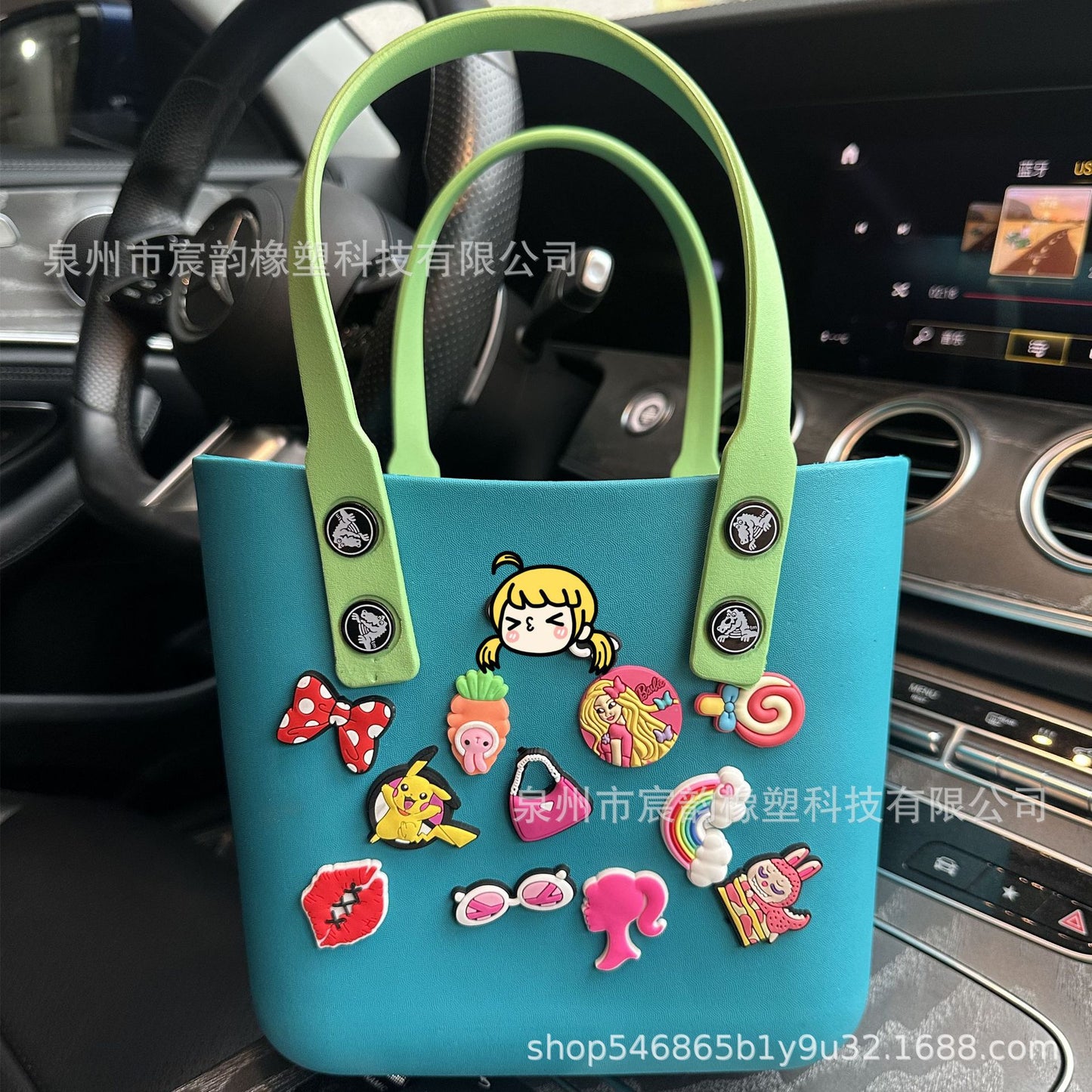New Korean Style Eva Beach Bag Bento Portable Hole Bag Women's DIY Decorative Pouch