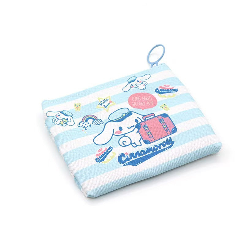 Cute My Melody Mini Wallet for Kids and Students with Drawstring Design and Cartoon Print