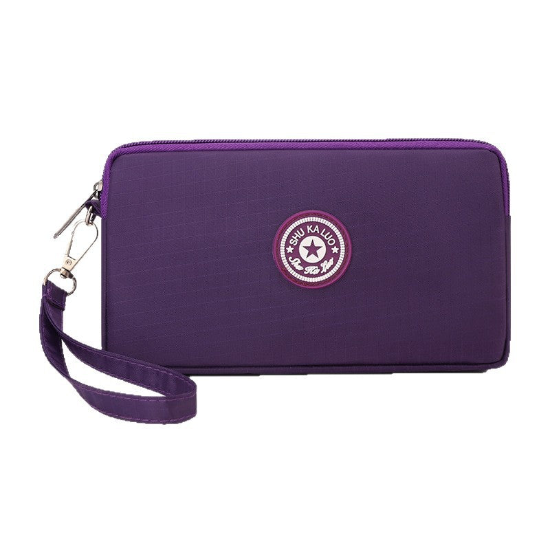 Stylish Minimalist Single-Layer Large Capacity Clutch Wallet for Phone and Essentials, Perfect for Daily Use and Travel