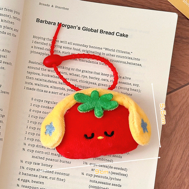 Cute Plush Doll Pendant Student Backpack Keychain Decoration Doll Pendant Couple Bags Accessories Small Gift