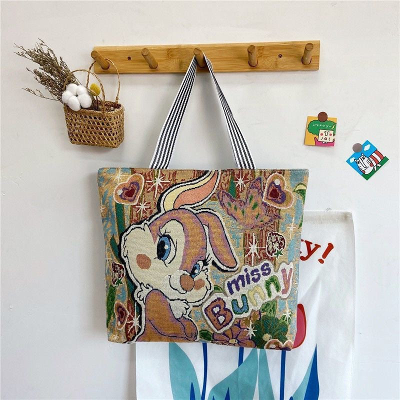 Outdoor Casual Shoulder Bag Women's Summer New Arrival Portable One-Shoulder Canvas