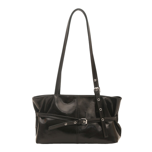 Retro Exquisite Tote Bag Large Capacity Commuter Shoulder Bag Everyday Joker Street Fashion