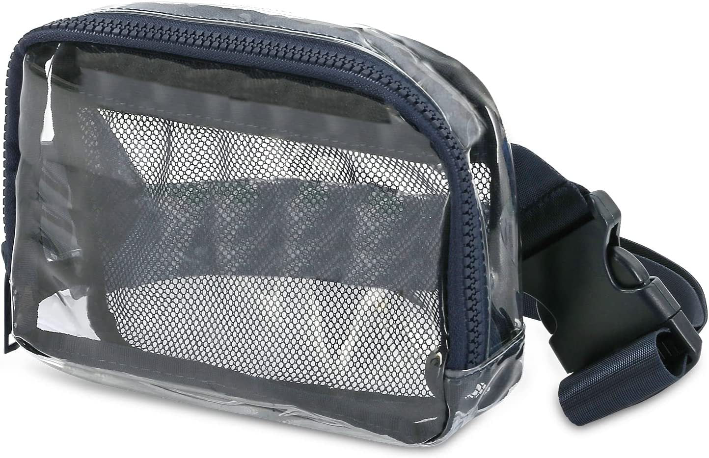 Transparent Waterproof Waist Bag with Adjustable Strap for Outdoor Sports and Travel