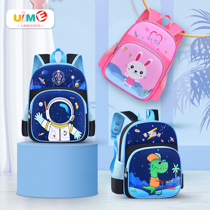 Cute Cartoon Stitch Kids Backpack for Kindergarten and School, Breathable and Waterproof Design with Thick Shoulder Straps