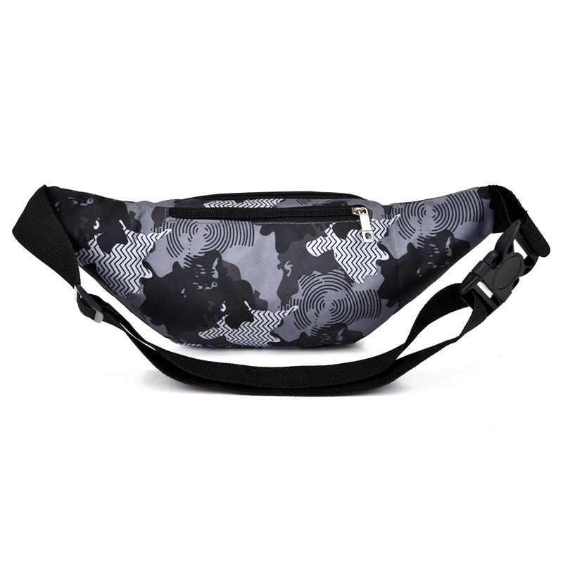 Waist Bag Men's New Sports Casual Chest Bag Korean Fashion All-Matching Travel Shoulder Bag